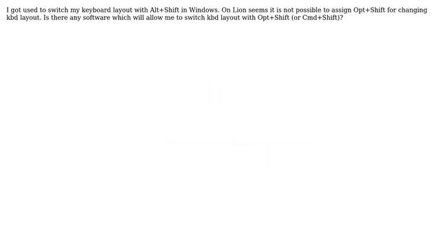 Switch keyboard layout with opt-shift on OS X смотреть онлайн