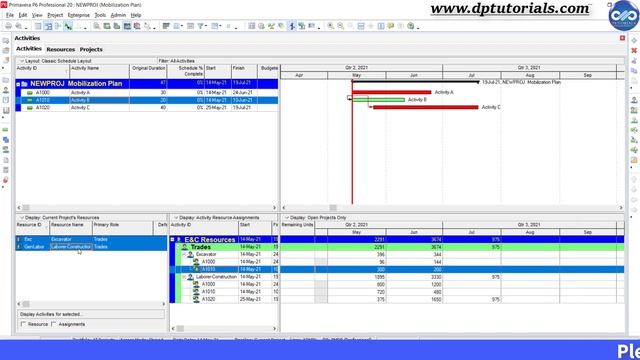 How To Prepare Labor Mobilization Plan In Primavera P6 смотреть онлайн