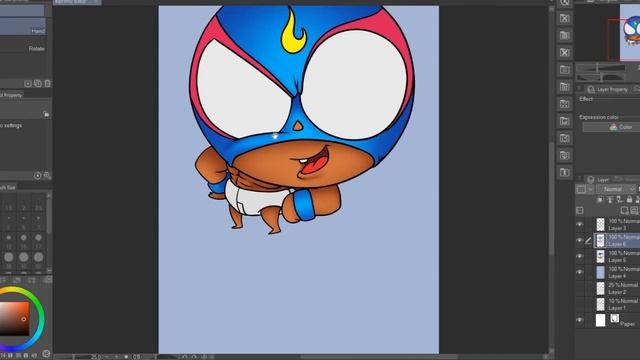 BRAWL STARS - BABY EL PRIMO DRAWING смотреть онлайн
