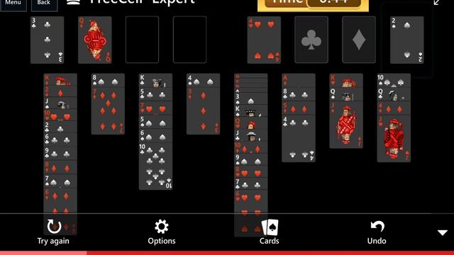Star Club\Solitaire Dark\FreeCell: #13 FreeCell - Expert - Solve the deck смотреть онлайн