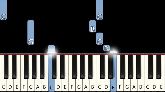 4 Very Easy Christmas Songs - Very Easy Piano Tutorial смотреть онлайн