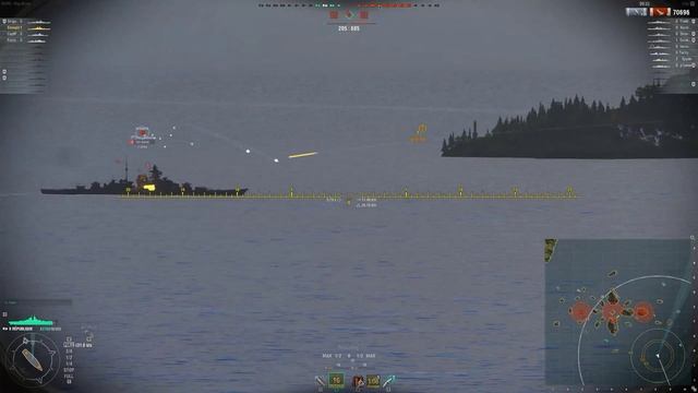 Republique and other Tier X Battleships смотреть онлайн