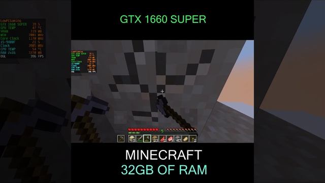 GeForce GTX 1660 SUPER | MINECRAFT #Shorts смотреть онлайн