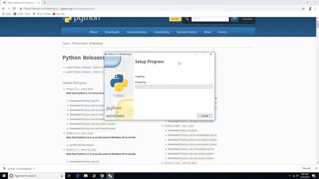How to Install Python 3.7.4 for Windows 10 64 bit смотреть онлайн