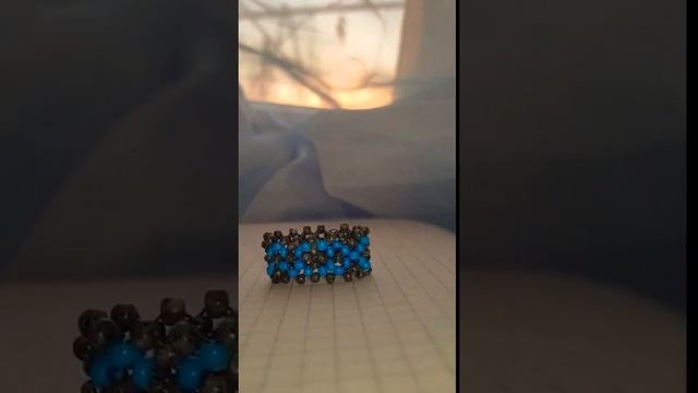 колечко на заказ подружке #бисер #nekoglai #бисероплетение колечко плетения крестик #бисер #бисер смотреть онлайн