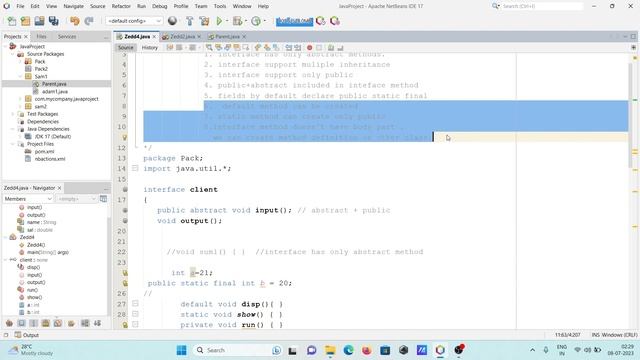 Interface in Java with Examples смотреть онлайн