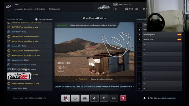 GT Sport - Maratón De Pachangas MonoMarcaGT - 27-07-2018 смотреть онлайн