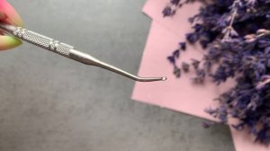 Кюретка (лопатка) двусторонняя для педикюра