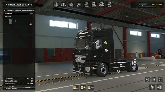 ETS 2 Mod | Mercedes-Benz Actros MP2 Black Edition [ETS2 v1.38] смотреть онлайн