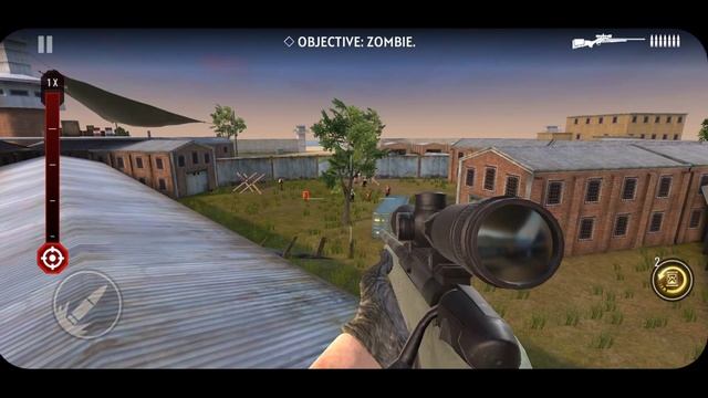 Sniper Zombie 3D Gameplay with Android phone | Zombie shooting games | part - 3 смотреть онлайн