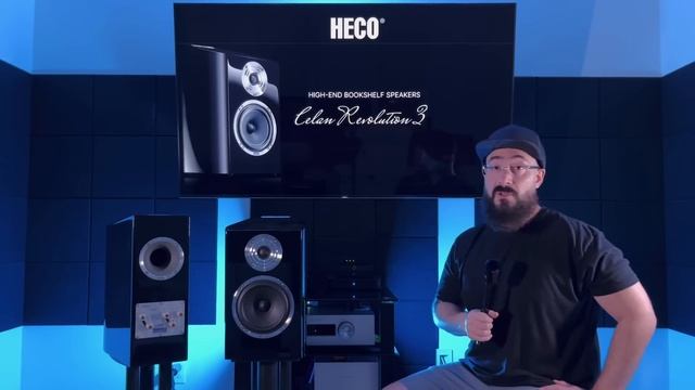 Best bookshelf speakers under $1500, The EXQUISITE Heco Celan Revolution 3 Review! 110dB no problem смотреть онлайн