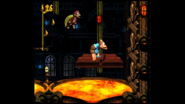 Fire-Ball frenzy (103%) - Donkey Kong Country 3: Dixie Kong's Double Trouble! 103% Walkthrough смотреть онлайн