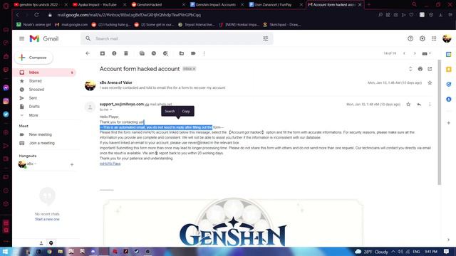 My Genshin Impact Account got hacked and sold смотреть онлайн