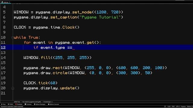 Moving Shapes in Pygame! | Python Game Development Tutorial #1 смотреть онлайн