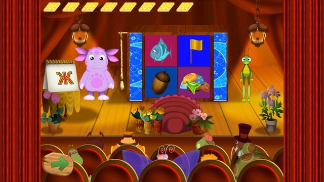 Лунтик учит буквы - обзор игры / Luntik teaches letters - game review смотреть онлайн