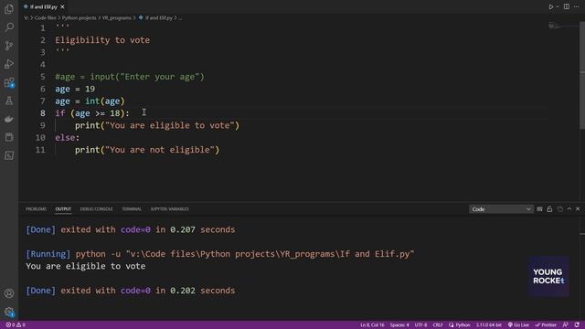 2023 Python Beginner Tutorial #24 If and Elif смотреть онлайн