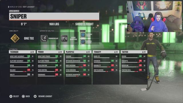 NHL 23 THE BEST ONE TIMER WORLD OF CHEL BUILD🥵 смотреть онлайн