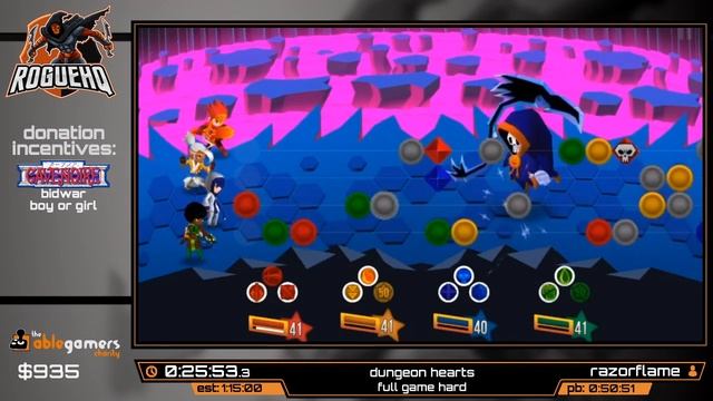 Dungeon Hearts | Full Game Hard | Razorflamekun | Fall Fun 2019 смотреть онлайн