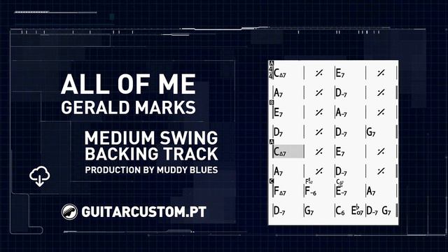 All Of Me - Gerald Marks | Medium Swing Backing Track смотреть онлайн