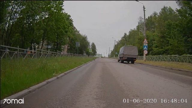 70mai Rearview Dash Cam Wide, пример съёмки задней камерой смотреть онлайн