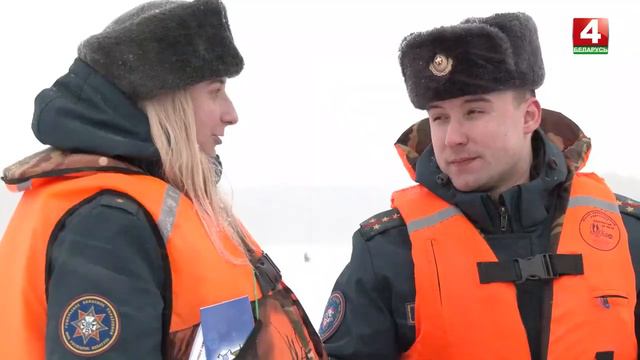 Провалился под лёд: рейд по зимним водоёмам МЧС, ОСВОД, КДН. ТРК "Гомель" смотреть онлайн