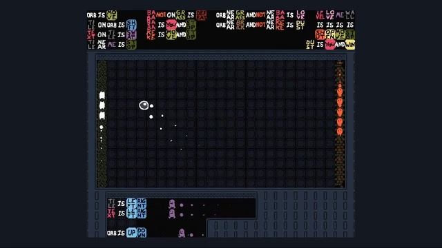Pong recreated in Baba is You (Custom Level) смотреть онлайн