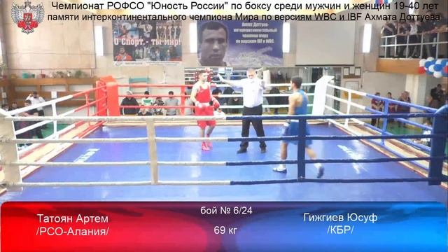 Чемпионат РОФСО «Юность России» по боксу среди мужчин и женщин 19-40 лет. Тырныауз. День 4. смотреть онлайн