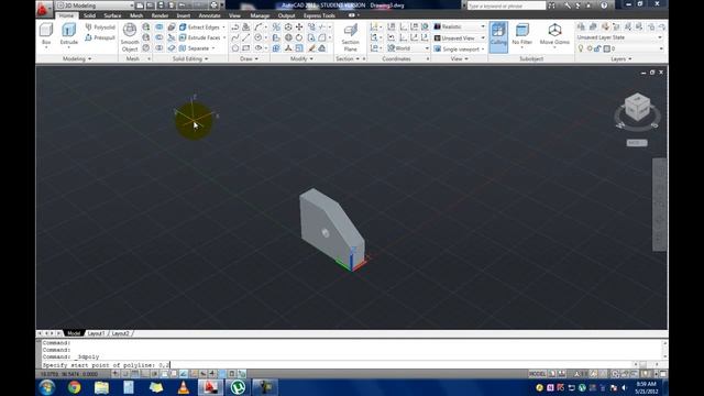 AutoCAD 2011 - 3D Mirror.mp4 смотреть онлайн