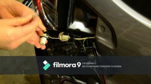 Замена лампи габарита на кришке багажника Renault Megane III