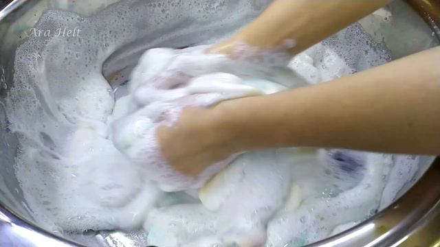 ASMR Мыление залипушек и обмылков/Асмр с губкой/Много пены/Релакс смотреть онлайн