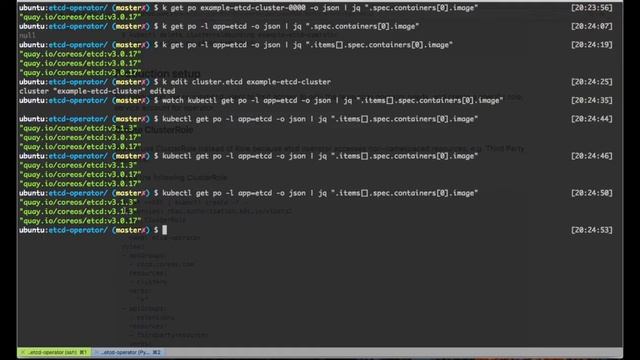 etcd operator demo (no voice) смотреть онлайн