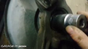 MITSUBISHI OUTLANDER  ЗАМЕНА СТУПИЧНОГО ПОДШИПНИКА