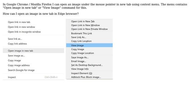 How to open image in new tab in Edge? смотреть онлайн