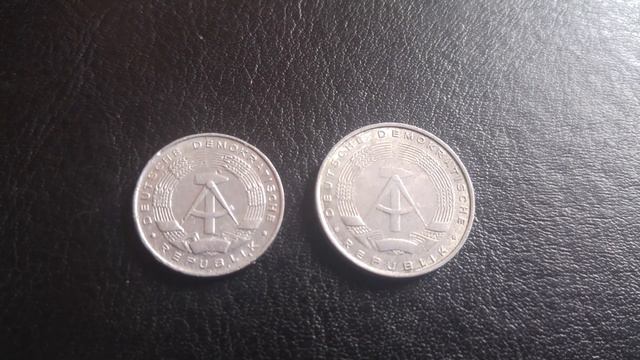 1 и 5 пфенниг 1968г. ГДР (coins of East Germany-GDR) 4K смотреть онлайн