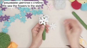Гиацинт Вязание крючком   Hyacinth  Crochet pattern video