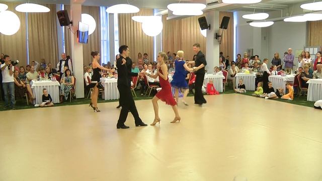 взрослые начинающие - ча ча ча (2 заход) смотреть онлайн