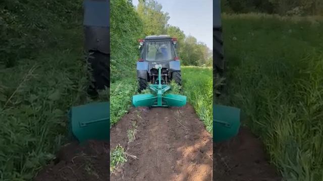 Делаем противопожарные мин полосы плугом ПКЛ-70Д Леспромресурс. Трактор МТЗ-82 смотреть онлайн