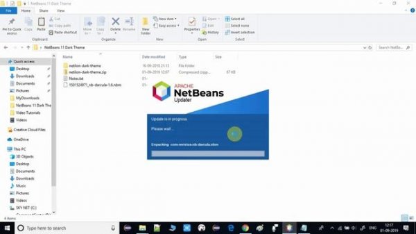 Apply Dark Theme on Apache NetBeans 11.1