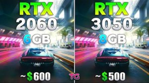 RTX 3050 vs RTX 2060 - Test in 10 Games
