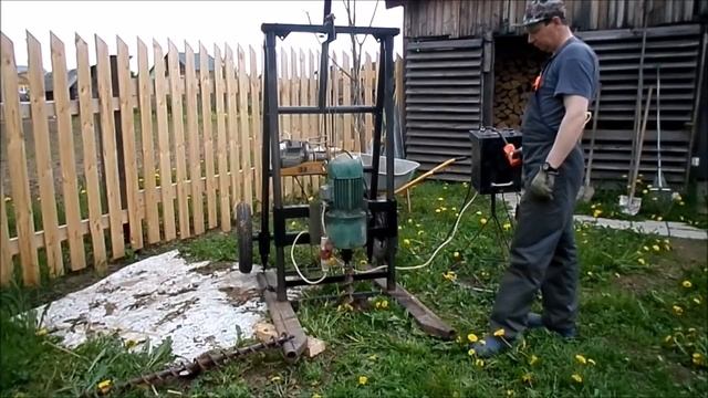 Самодельная малогабаритная буровая установка смотреть онлайн