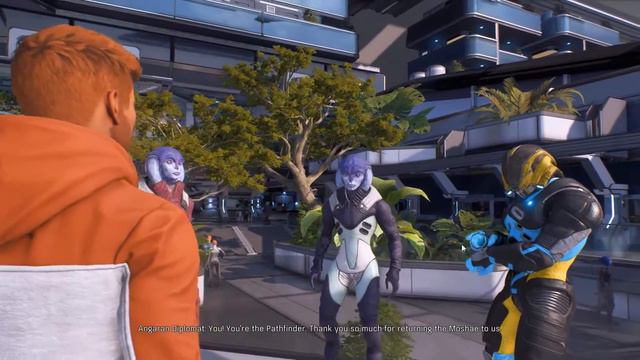 Mass Effect Andromeda Playthrough - Part 66 - Welcoming The Angara To The Nexus смотреть онлайн