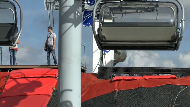 Горы в Сочи 2015. Путешествие по канатке "Горная Карусель". Красная поляна, Роза Хутор. смотреть онлайн