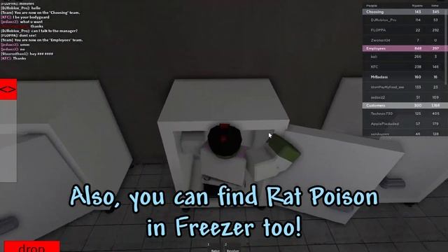 How to Obtain Rat Poison and Lab Sample in stupid idiot cafe Tutorial! (ROBLOX) смотреть онлайн