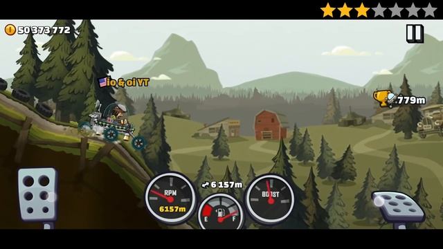 Hill Climb Racing 2 - 10000m with MOONLANDER in FOREST смотреть онлайн