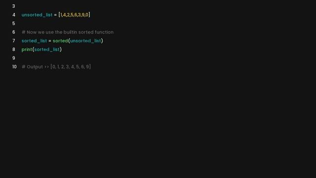 Sort a List in Python смотреть онлайн