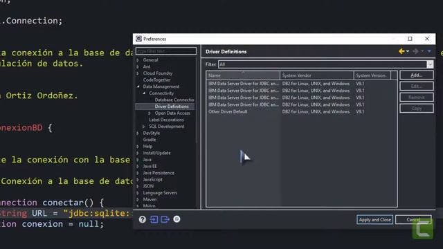 Java Curso: 273 Instalación de la Base de Datos Apache Derby sobre Eclipse IDE смотреть онлайн