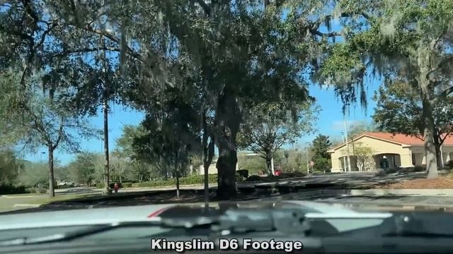 Kingslim D6-4K Dual Dash Cam - WiFi & GPS 4K Front And 1080P Inside Type-C Dash Cam