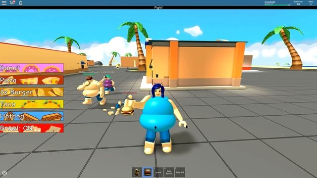 GETTING SUPER FAT IN ROBLOX! ROBLOX EATING SIMULATOR!! смотреть онлайн