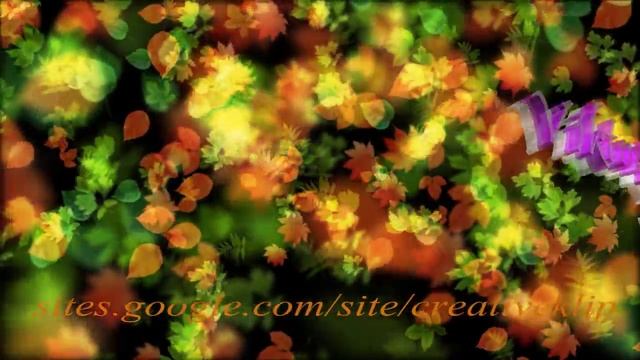 Футаж - Bokeh autumn - Preview смотреть онлайн
