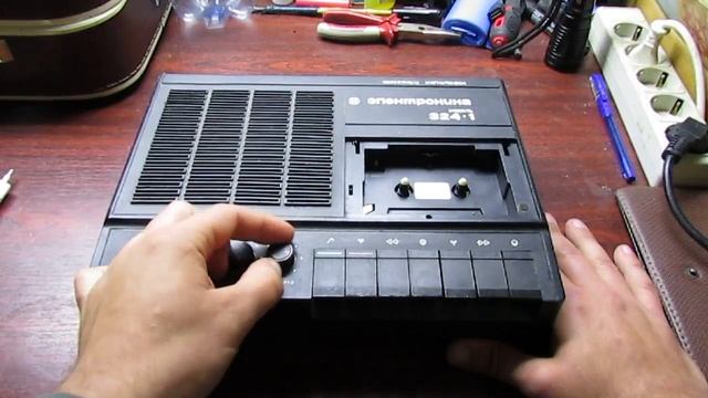 магнітофон Электроника - 324-1 1987г смотреть онлайн